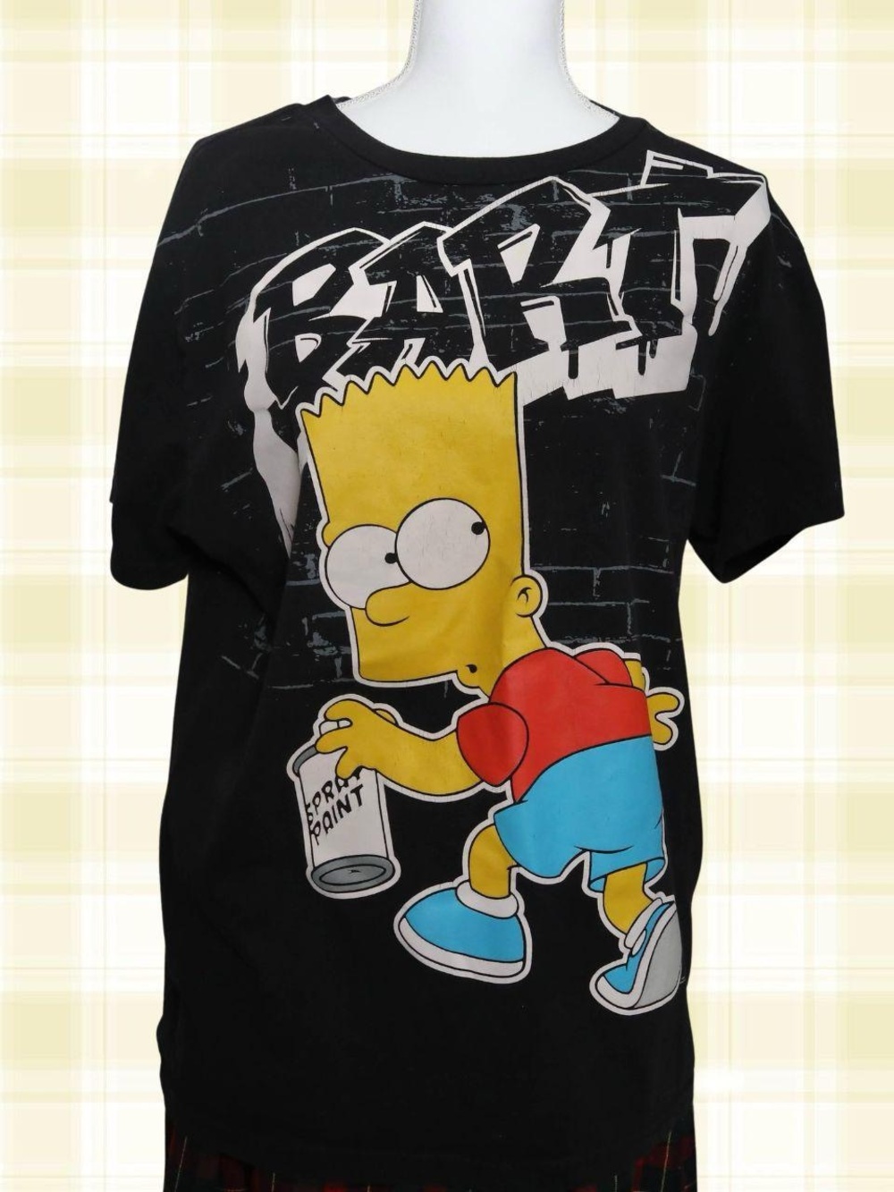 Black Kids Bart Simpson Graphic Tee